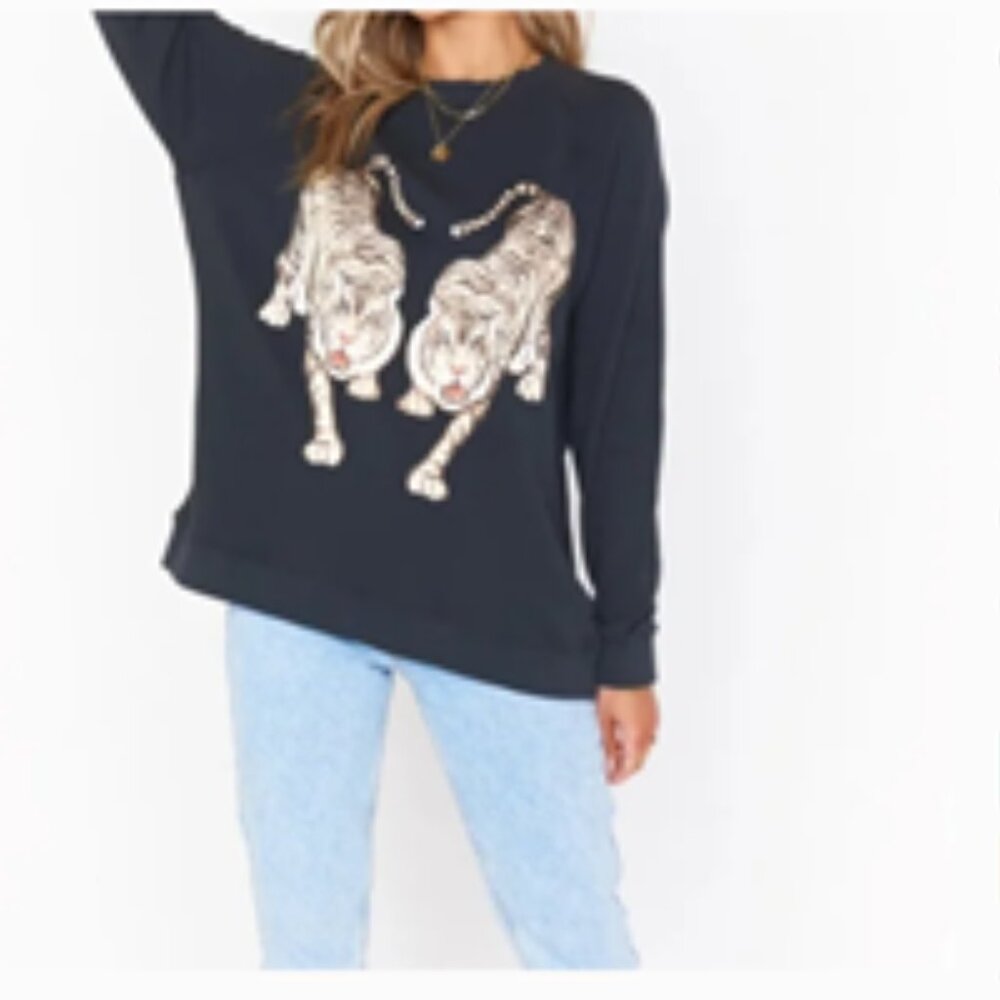 SHOW ME YOUR MUMU Tiger Sweatshirt
